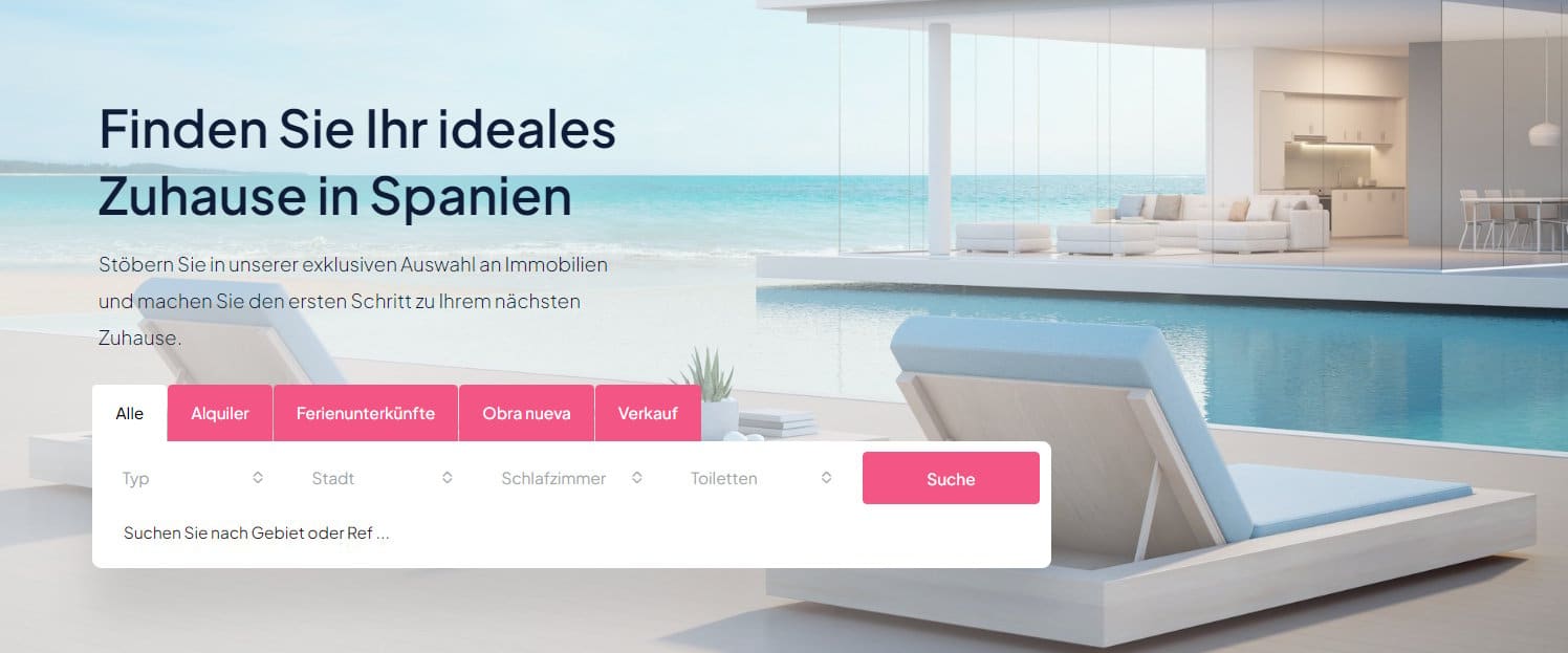 Finden Sie Ihr ideales Zuhause in Spanien